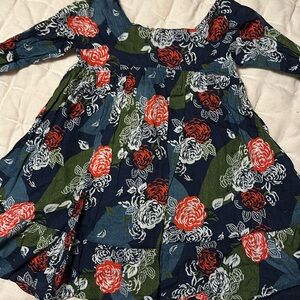 3T baby gap floral babydoll dress